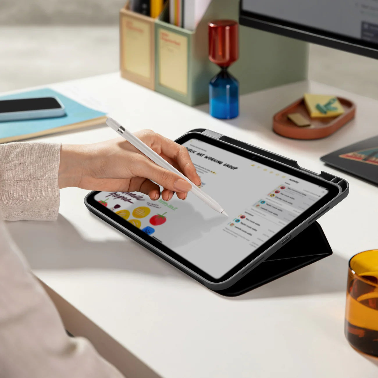 Inspire-B02 iPad Tri-Mode Tasche für 12,9-Zoll iPad Pro 6./5. Gen (M2&M1) 2022-2021