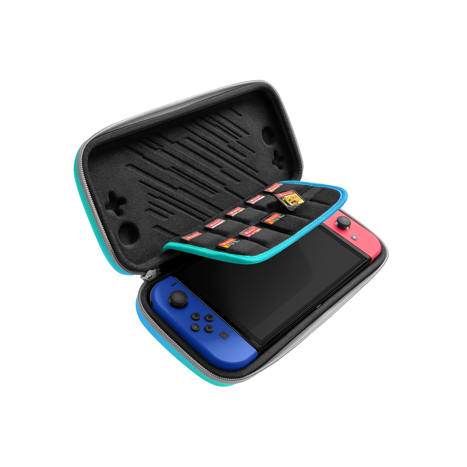 FancyCase-A0531 NS Slim Case für NS/ OLED l Twisted Blau