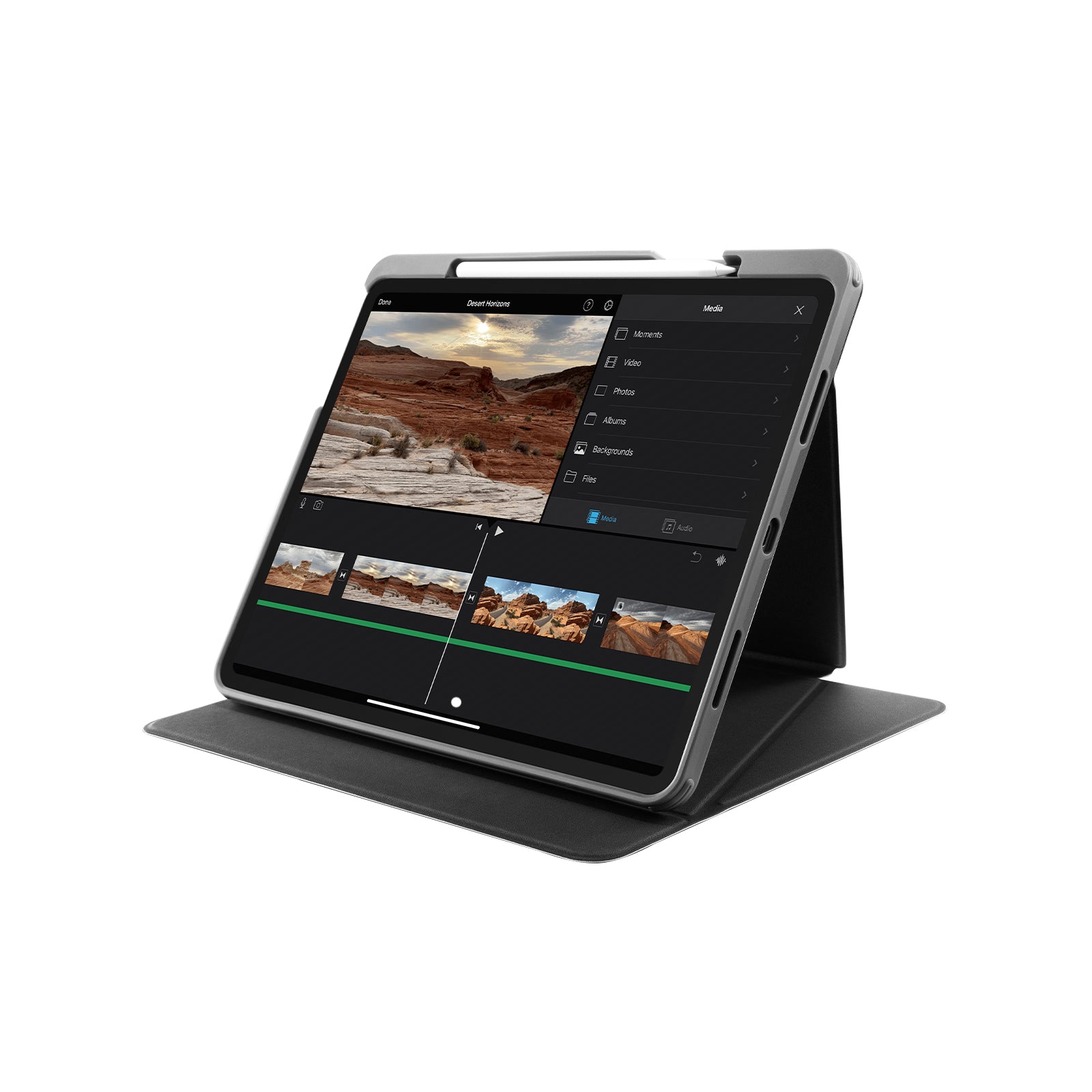 Inspire-B02 iPad Tri-Mode Tasche für 12.9-Zoll iPad Pro 2021/2022
