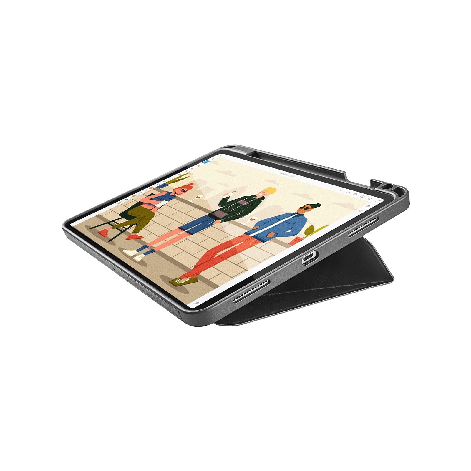 Inspire-B02 iPad Tri-Mode Tasche für 10,9-Zoll iPad Air 4/5