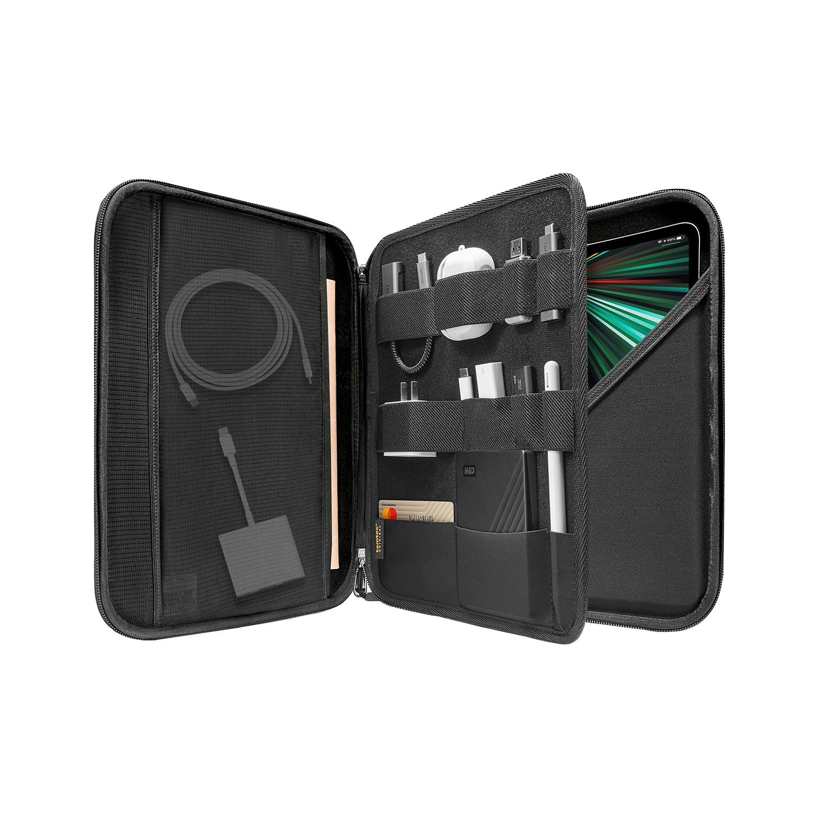 FancyCase-A06 Portfolio iPad Tasche für 12,9-Zoll iPad Pro