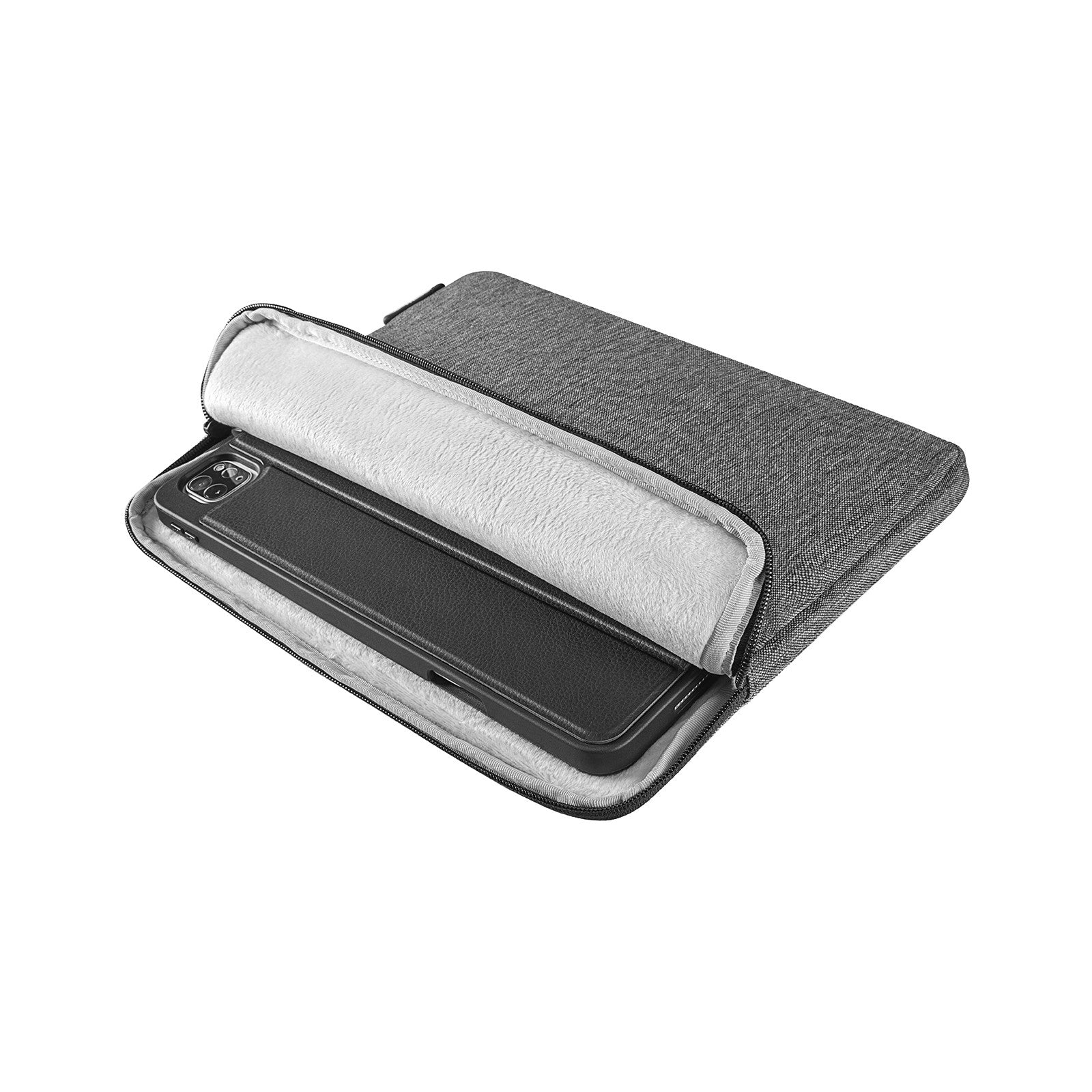 Basic-A18 Tablet-Tasche für 12,9 Zoll iPad Pro 6/5/4/3 | Grau