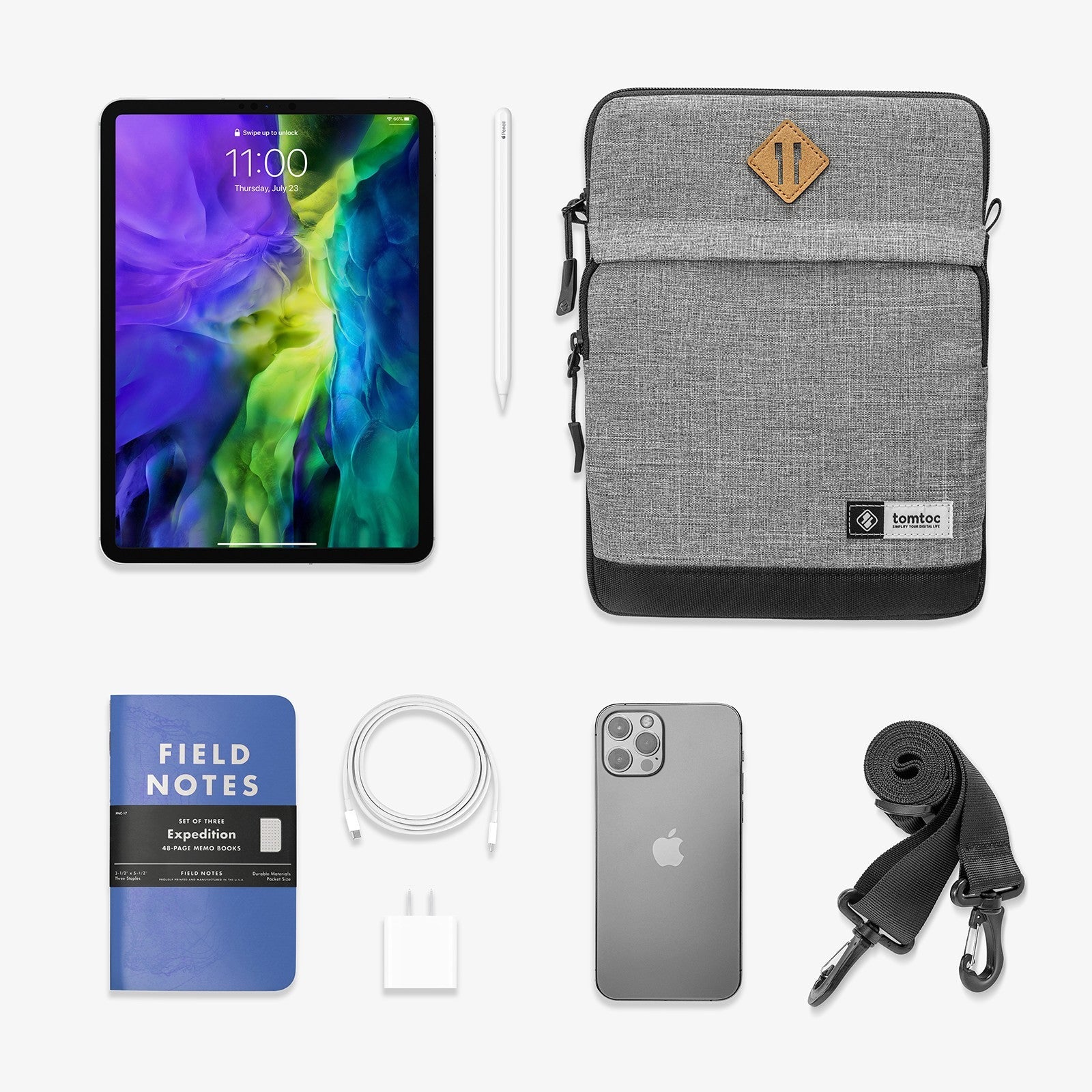 Basic-A20 Tablet-Schultertasche für 12,9-Zoll iPad Pro