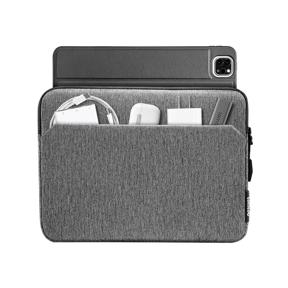 Basic-A18 Tablet-Tasche für 12,9 Zoll iPad Pro 6/5/4/3 | Grau